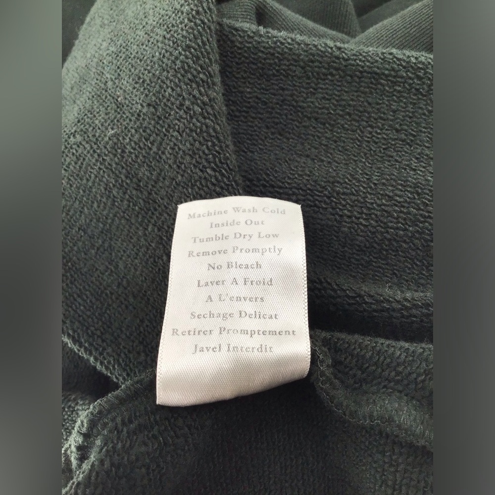 Frank & Eileen Dark Green Cotton Garment Size:S - Picture 5 of 6